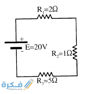 قارن بين الجهود والتيارات في دوائر التوالي و دوائر التوازي الكهربائية
