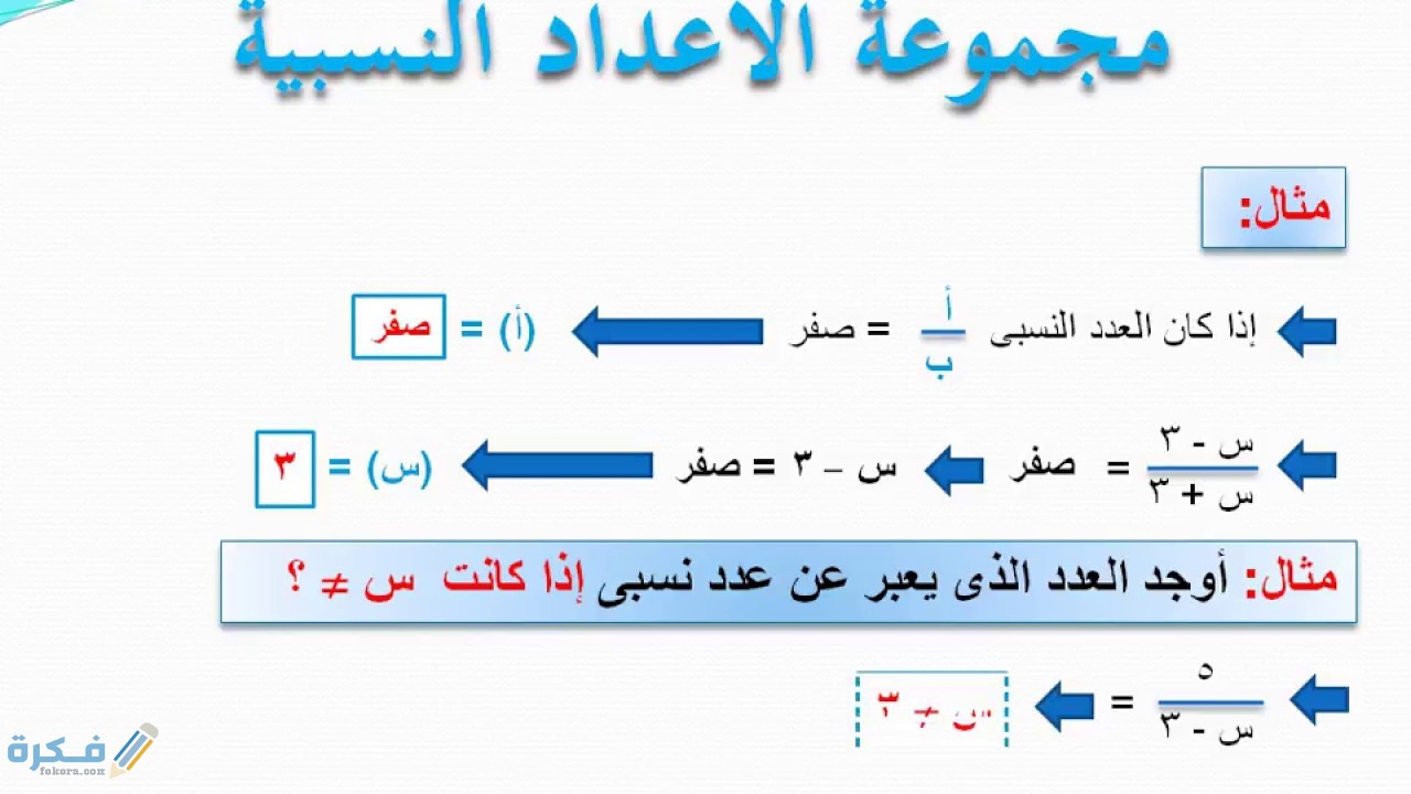 شرح درس جمع الأعداد النسبية الصف الأول الإعدادي 3 كيفية القيام بجمع الأعداد النسبية