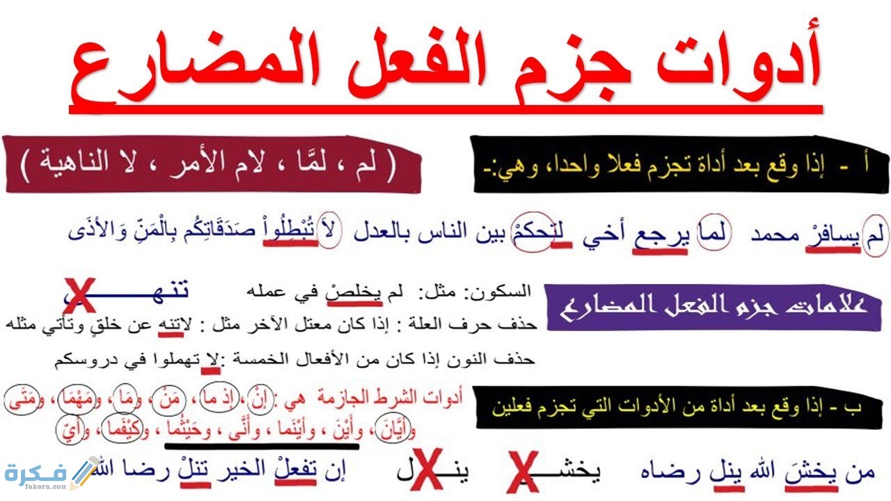 أدوات الجزم