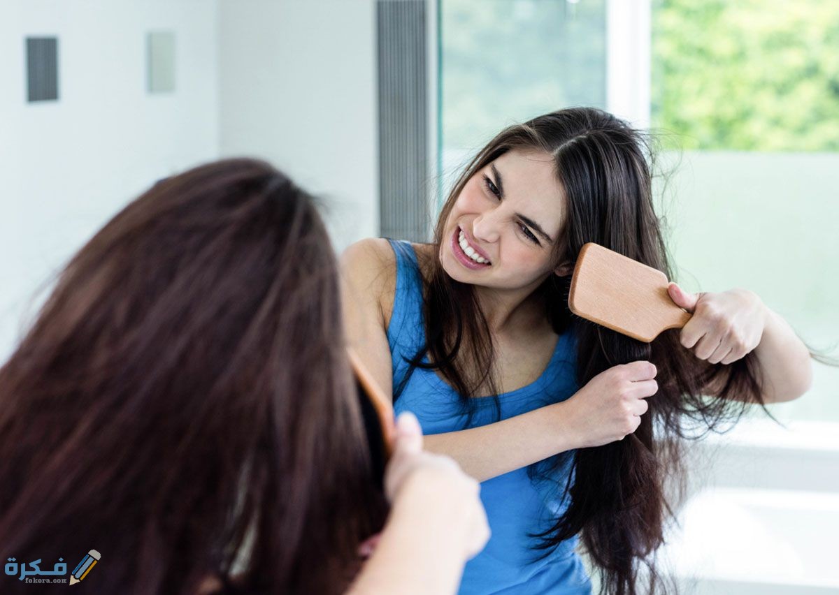 شرح خطوات التخلص من نفشة الشعر 4 طريقة التخلص من نفشة الشعر