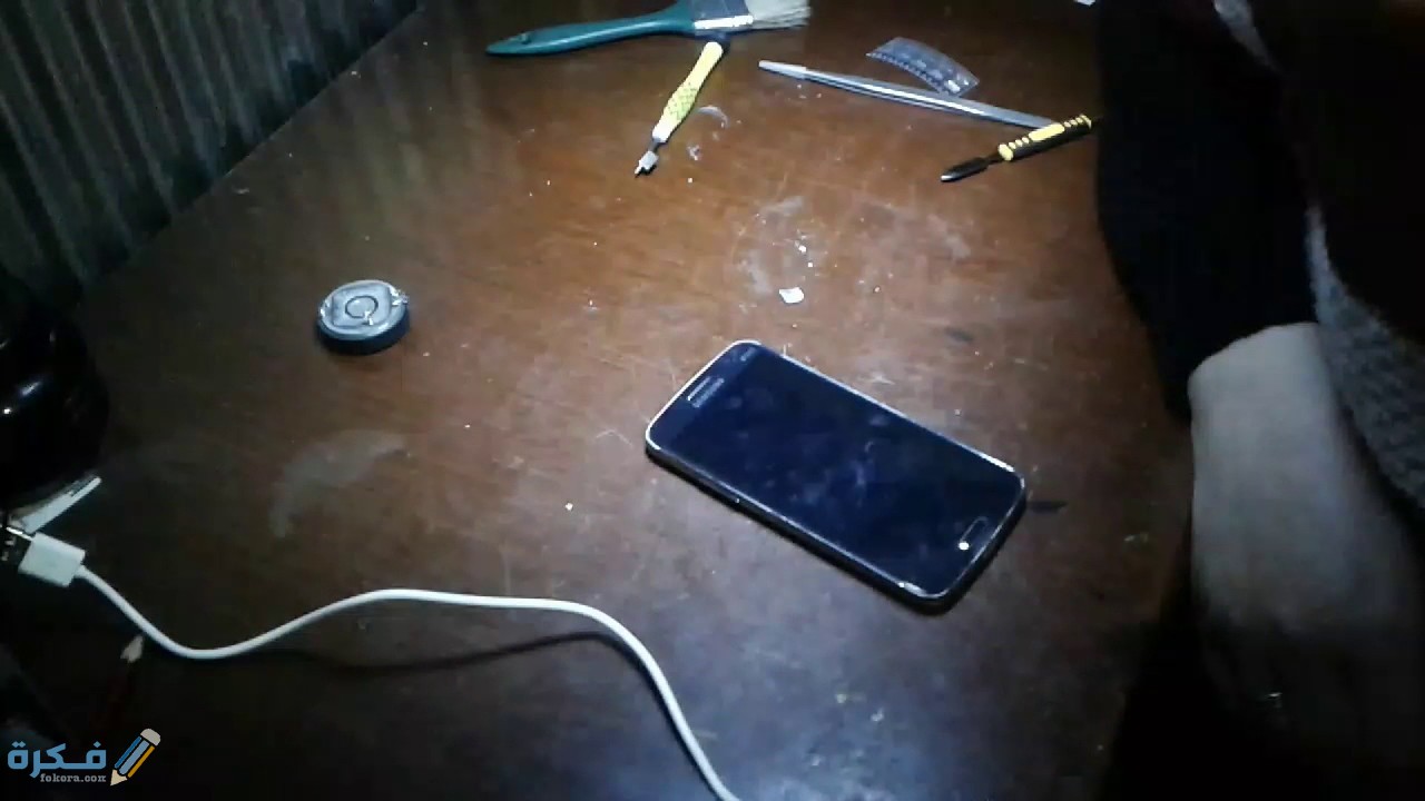 حل مشكلة تسريب او تفريغ شحن البطارية 3 تسريب شحن البطارية