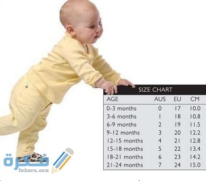 مقاسات شى ان للأطفال بالشهور والسنوات