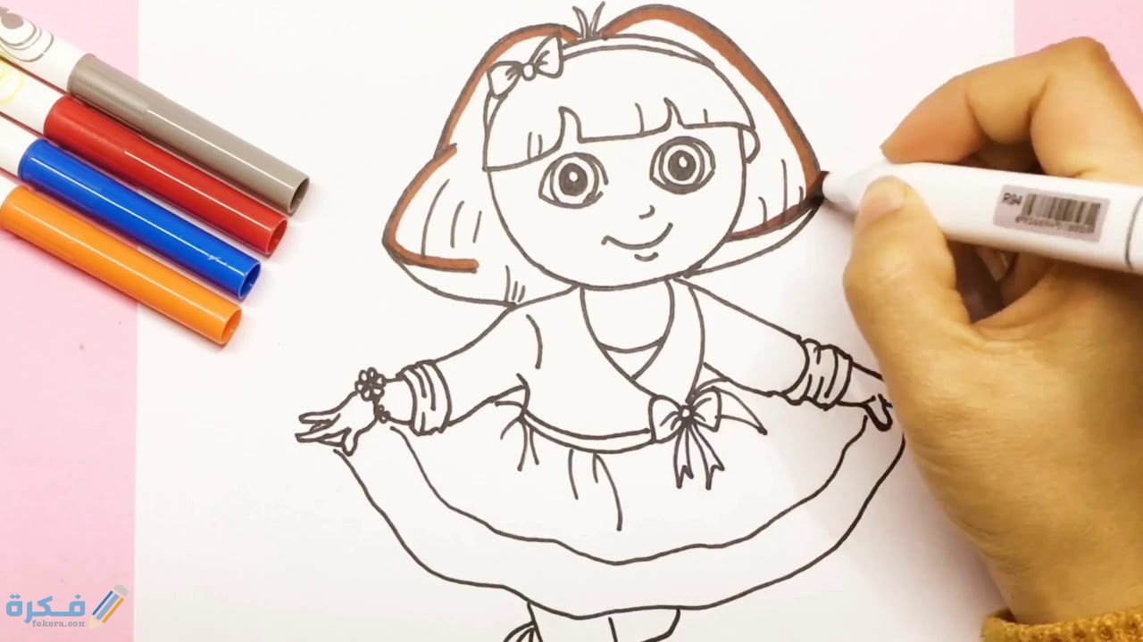 رسومات بالخطوات