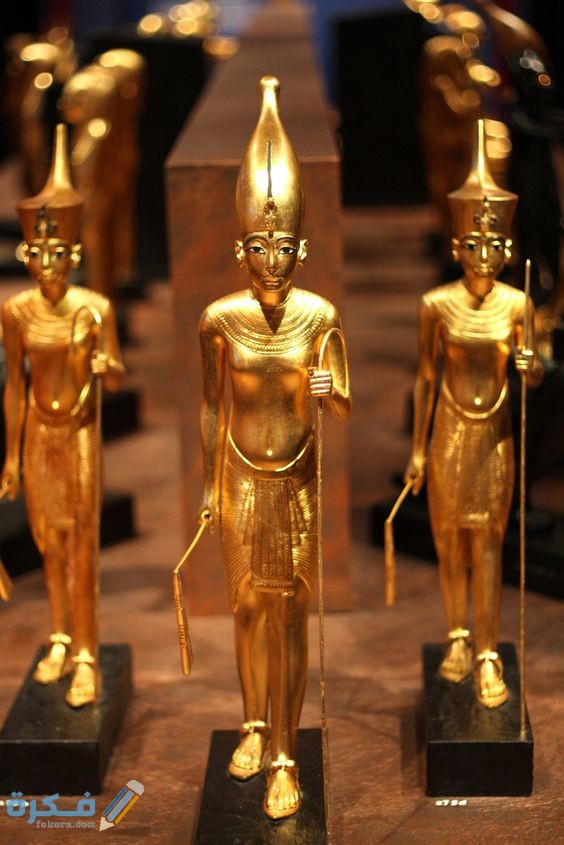 التماثيل الفرعونية المصنوعة من الذهب10 1