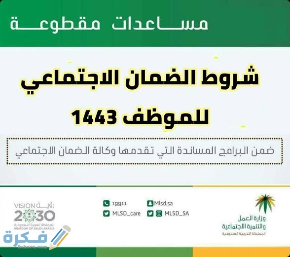 شروط التسجيل في الضمان الاجتماعي المطور الجديد للموظفين 1446 4 images 2022 02 09T232601.612