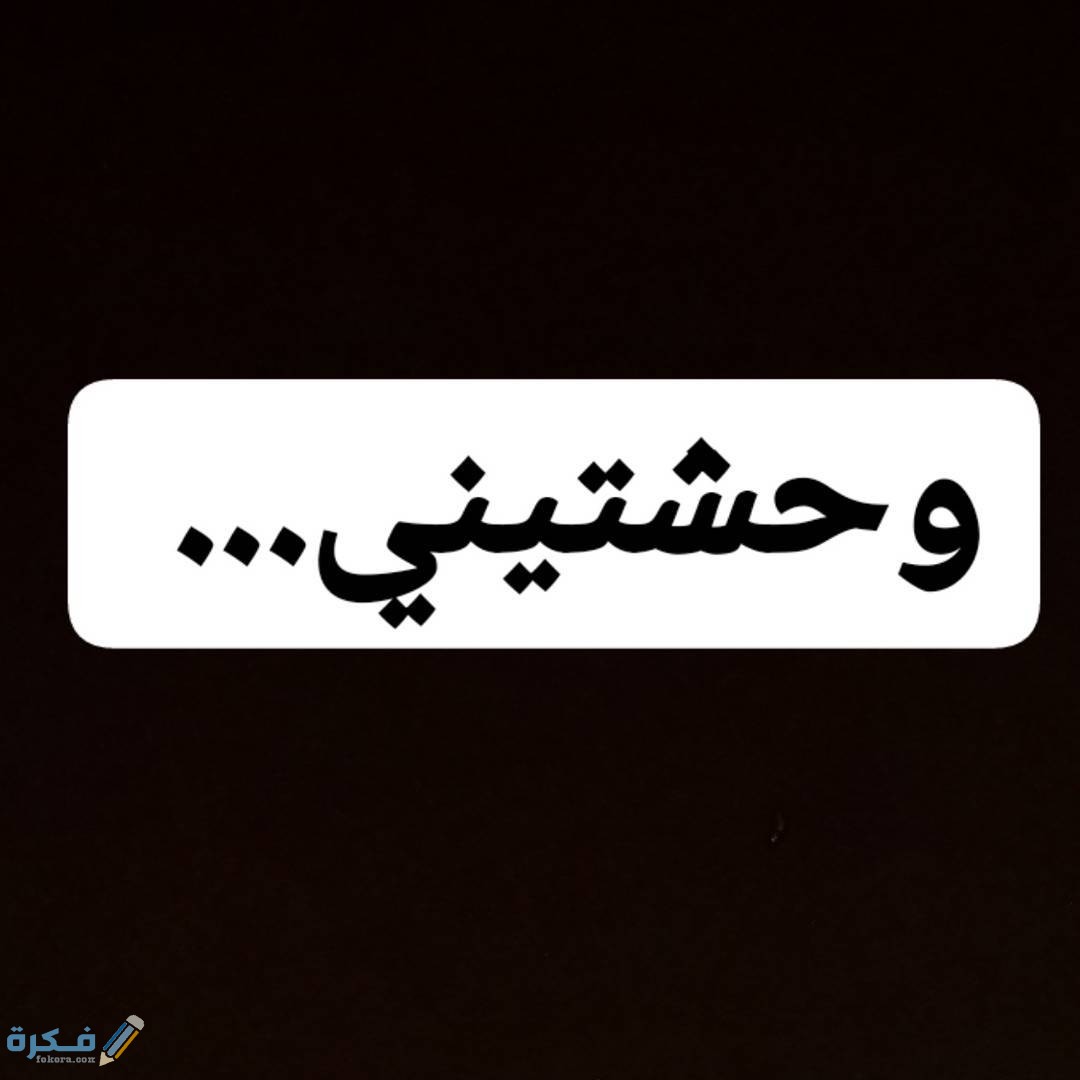 الرد على كلمة وحشتيني