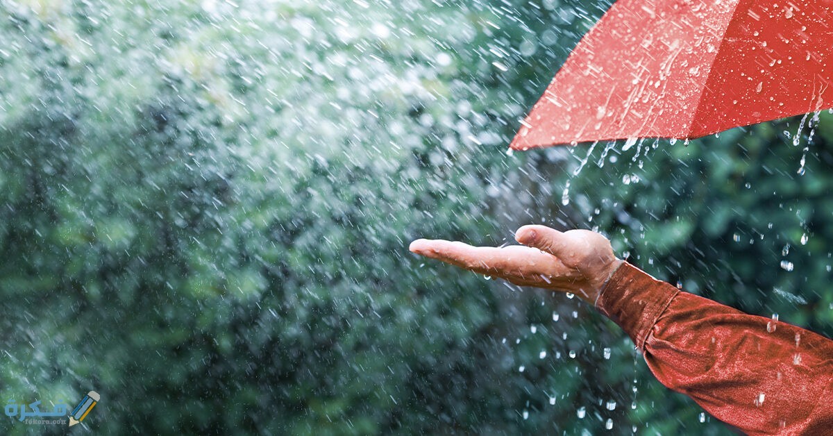 عبارات عن المطر
