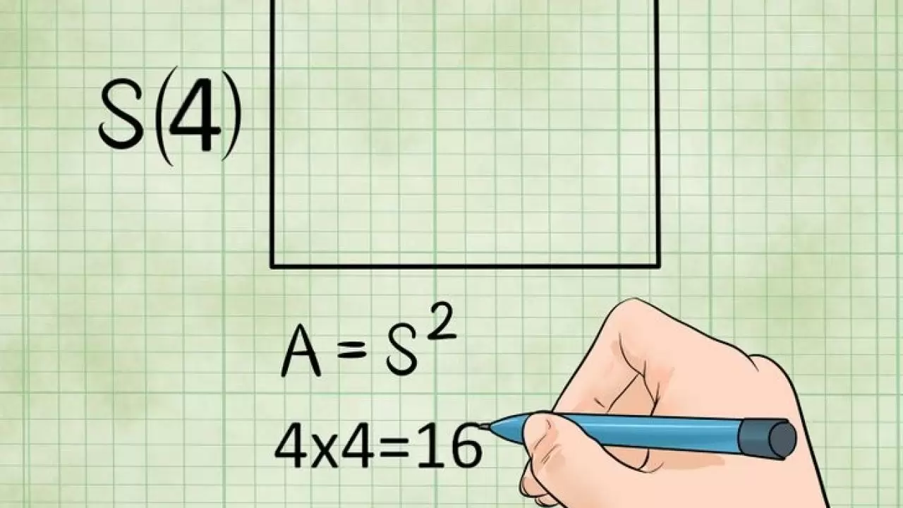 كيف احسب مساحة المربع 4 what is the area of the square