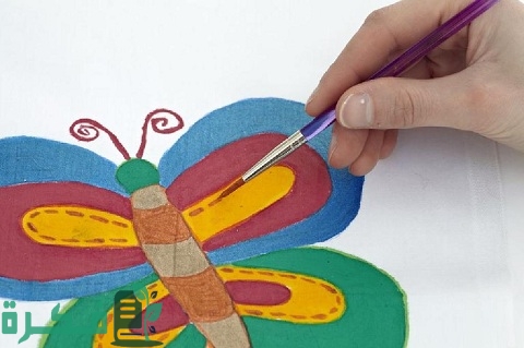 الرسم على القماش