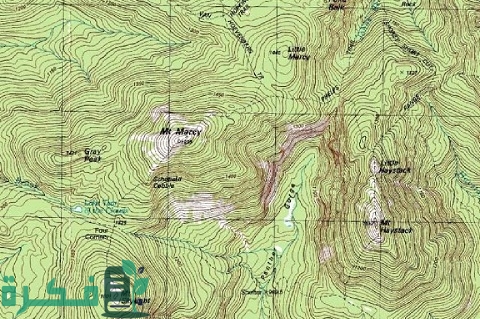 كيفية رسم الخريطة الطبوغرافية