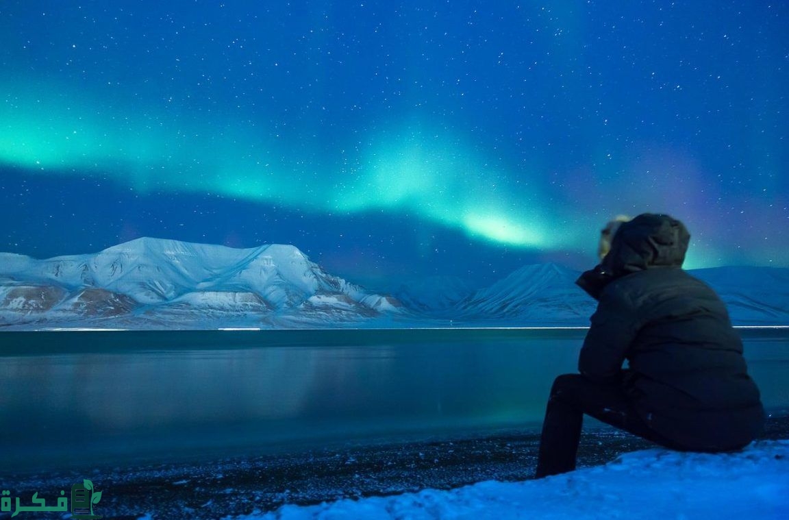 Blue starry sky North Pole 1152x759 1