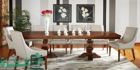 أنواع طاولة الطعام واستخداماتها 1 أنواع طاولة الطعام واستخداماتها