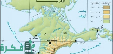 أين تقع شبه جزيرة القرم
