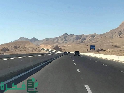 طريق هضبة الجلالة الجديد بالغردقة