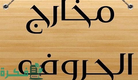 ترتيب الحروف حسب المخارج