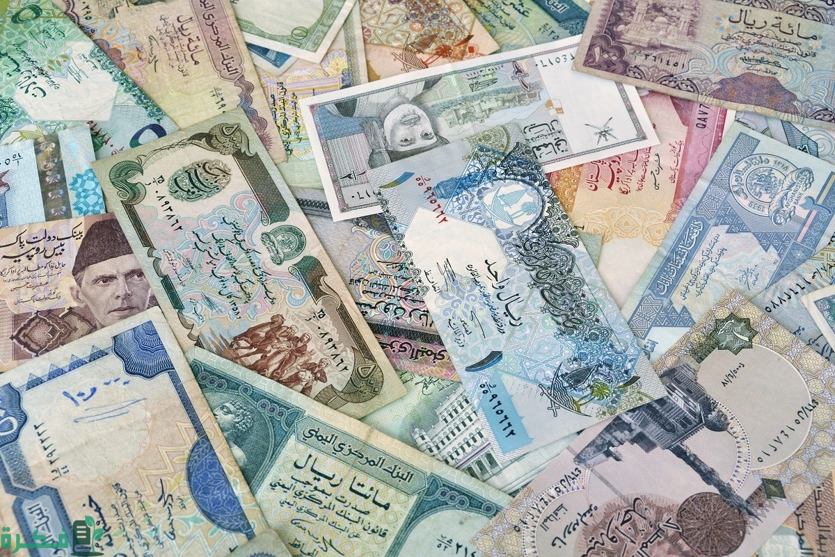 أنواع العملات العربية