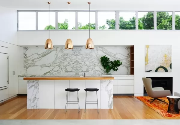 ألوان الرخام الطبيعي للمطابخ والأرضيات