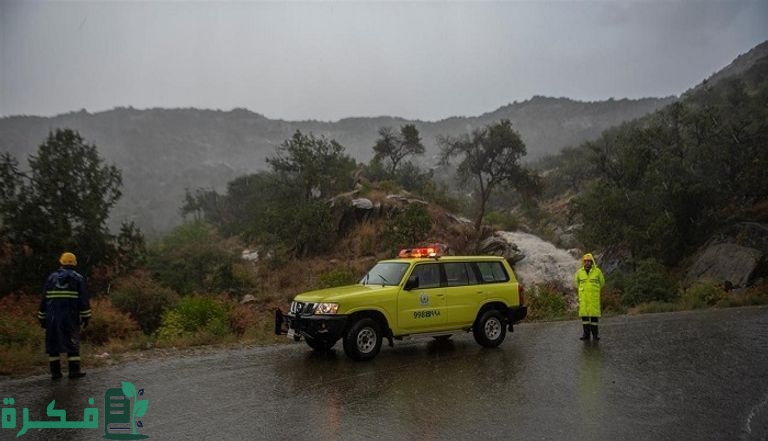 الامطار في شتاء السعودية 2023