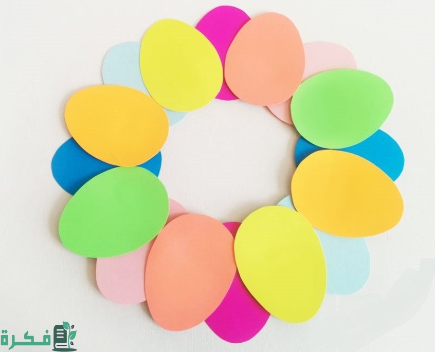 خريطة مفاهيم فارغة كيوت ملونه