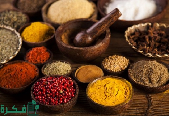 مكونات البهارات الكويتية المشكلة