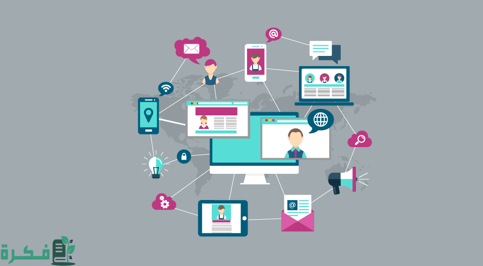 بحث عن طرق التواصل عبر الإنترنت