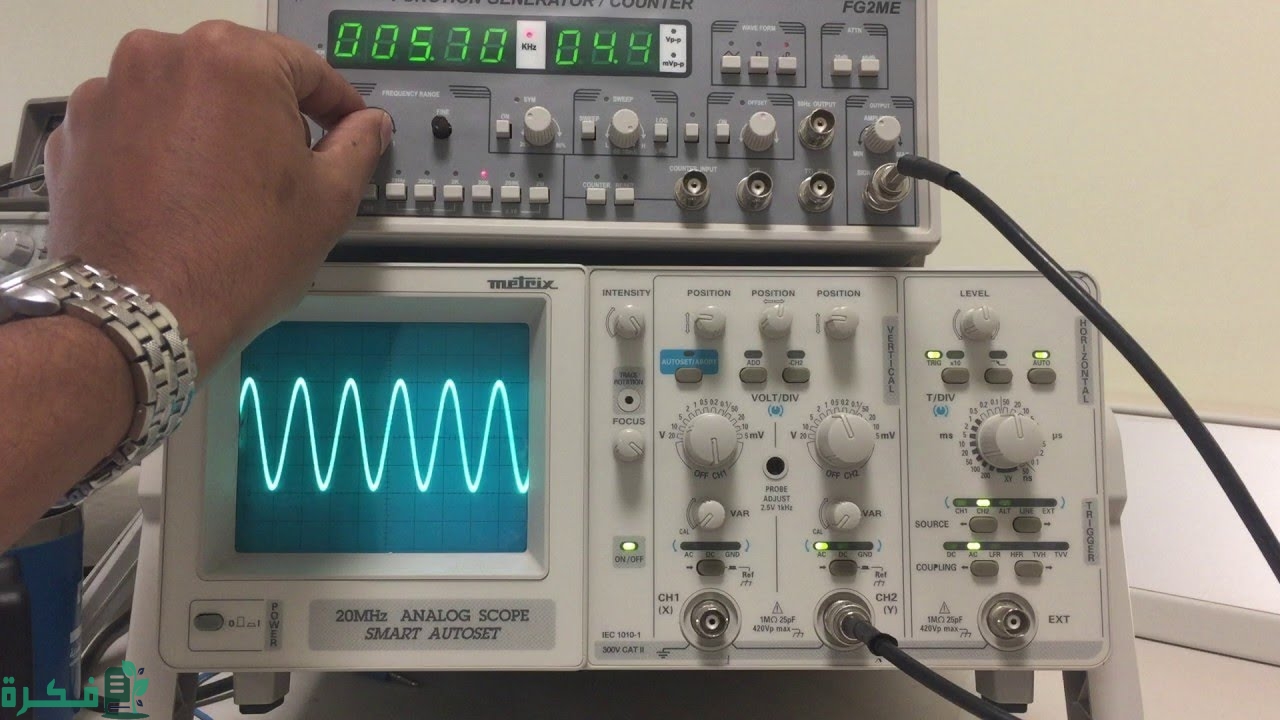 مبدأ عمل جهاز الأوسيلوسكوب