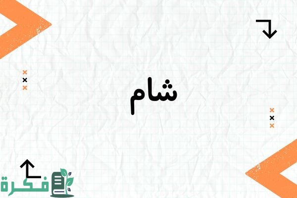 معنى اسم شام