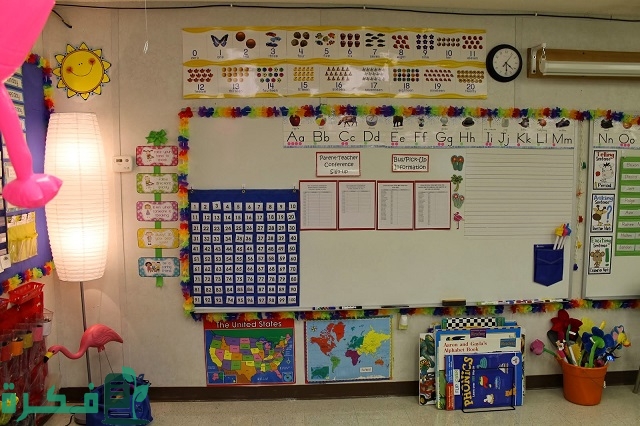 افكار لتزيين الفصل الابتدائي