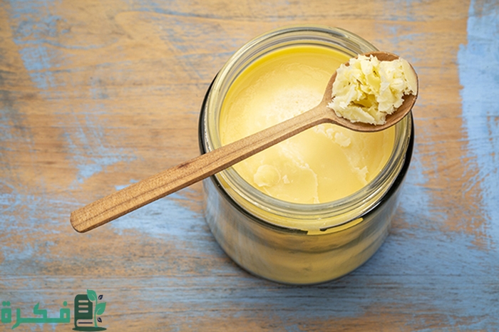 اللون الحقيقي للسمن