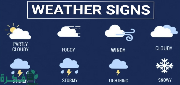 رموز الطقس ومعانيها