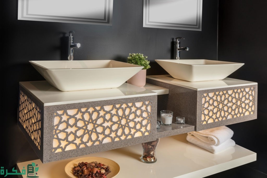 صور ديكورات أشكال مغاسل رخام جديدة 2026 3 صور ديكورات أشكال مغاسل رخام جديدة