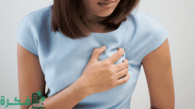 تحجر الثدي الأيسر للمرضع