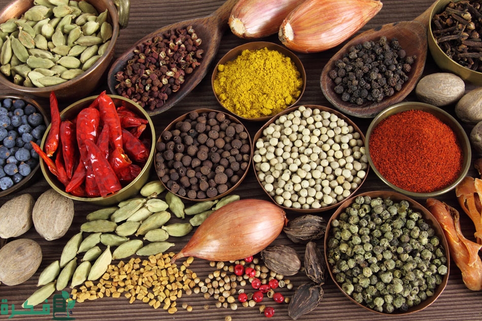 مكونات البهارات الكويتية المشكلة