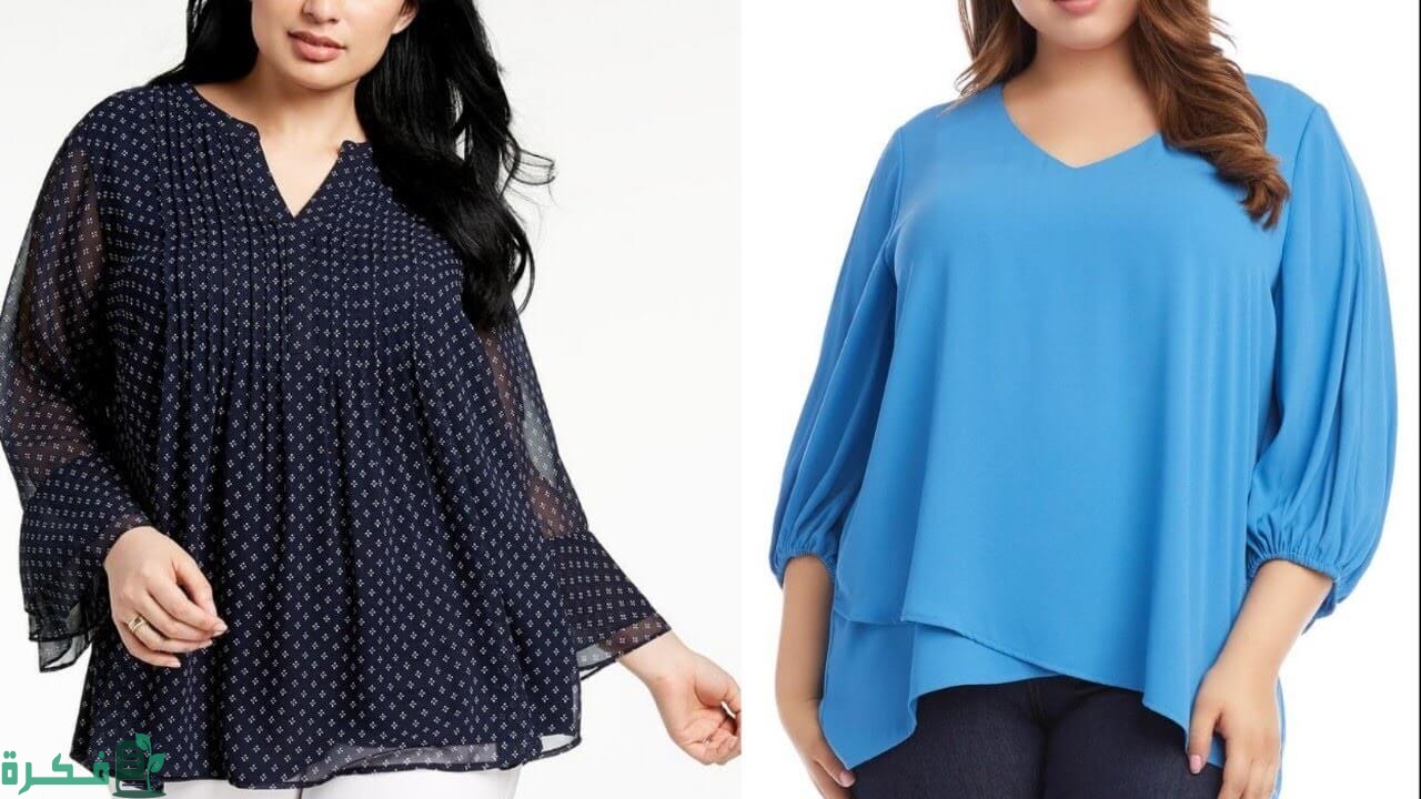 صور قصات بلوزات للتفصيل مشجرة