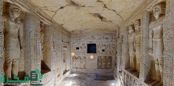 أشكال أسقف المقابر الفرعونية وأنواعها 5 أشكال أسقف المقابر الفرعونية وأنواعها