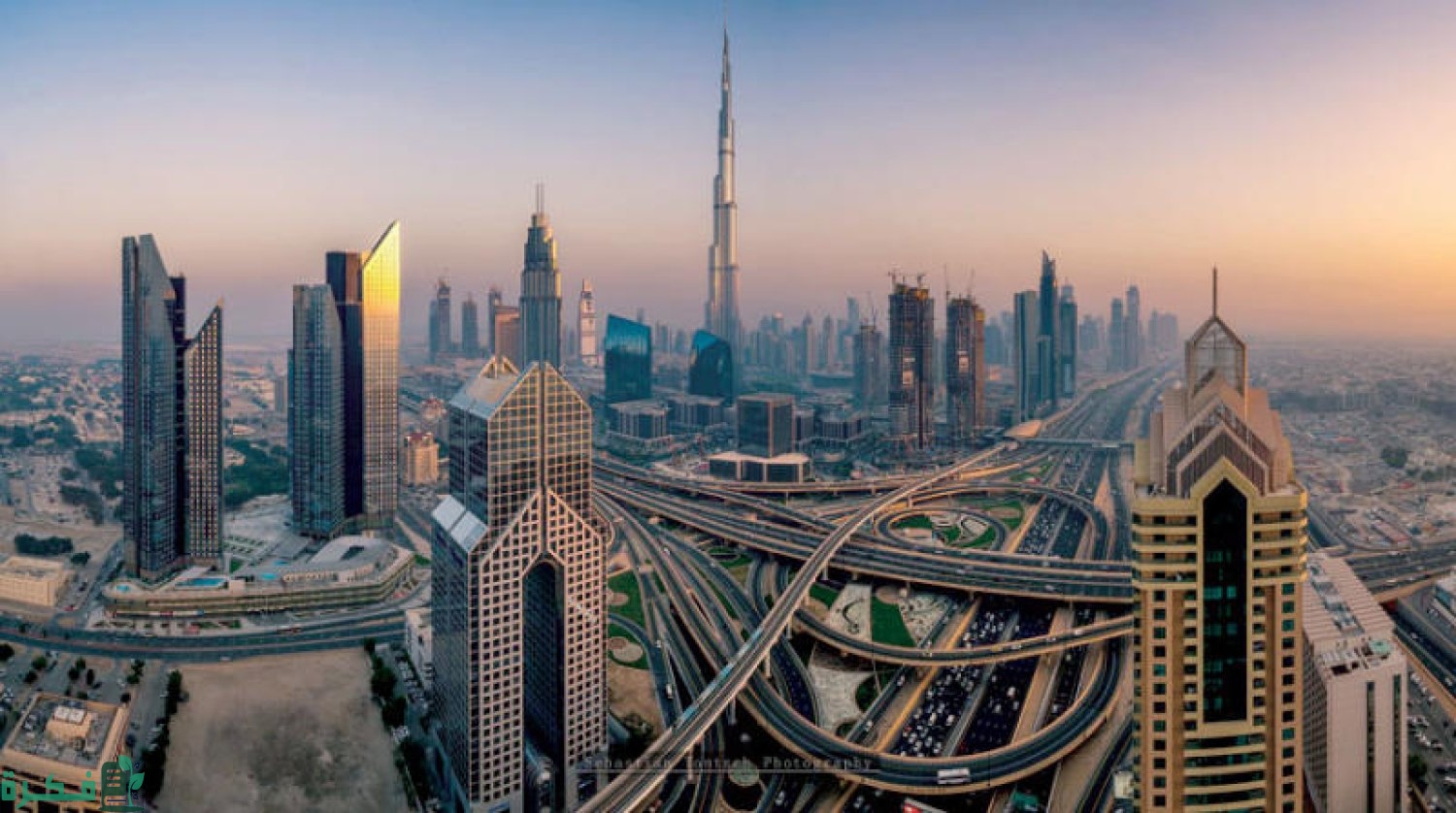 خريطة الإمارات بالمدن كاملة