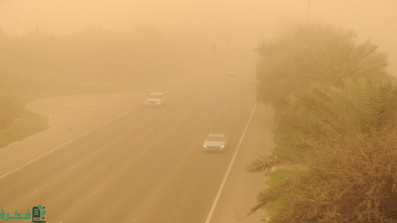 رياح شديدة على حائل تستمر حتى السابعة مساء