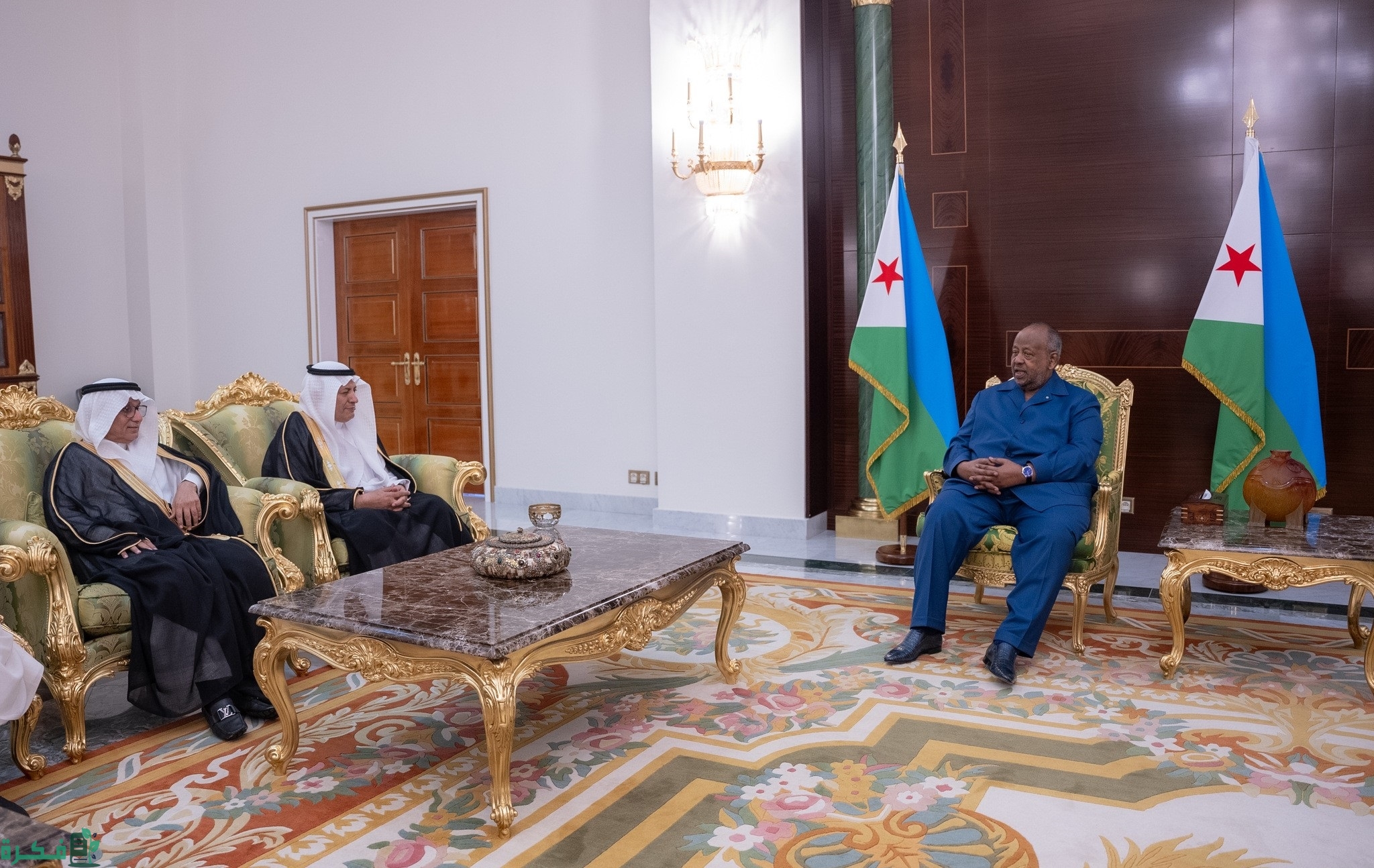 الرئيس الجيبوتي يلتقي رئيس اتحاد الغرف السعودية