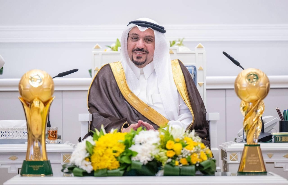 الأمير فيصل بن مشعل يحتفي بأندية القصيم الفائزة بالإنجازات الرياضية
