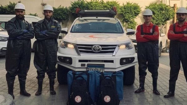 الهلال الأحمر المصري يرفع درجة الاستعداد لمواجهة موجة الطقس السيئ