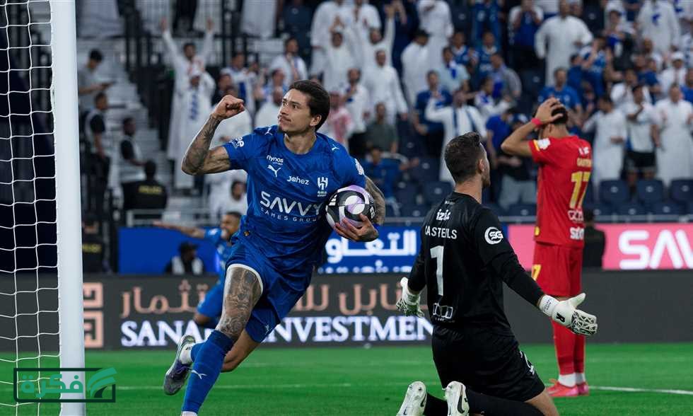 الهلال يطالب الاتحاد الآسيوي بإسقاط عقوبة داروين نونيز