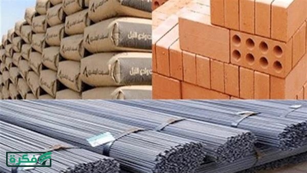 أسعار مواد البناء في المنيا اليوم الاثنين 6 ابريل .. الحديد يتذبذب والأسمن