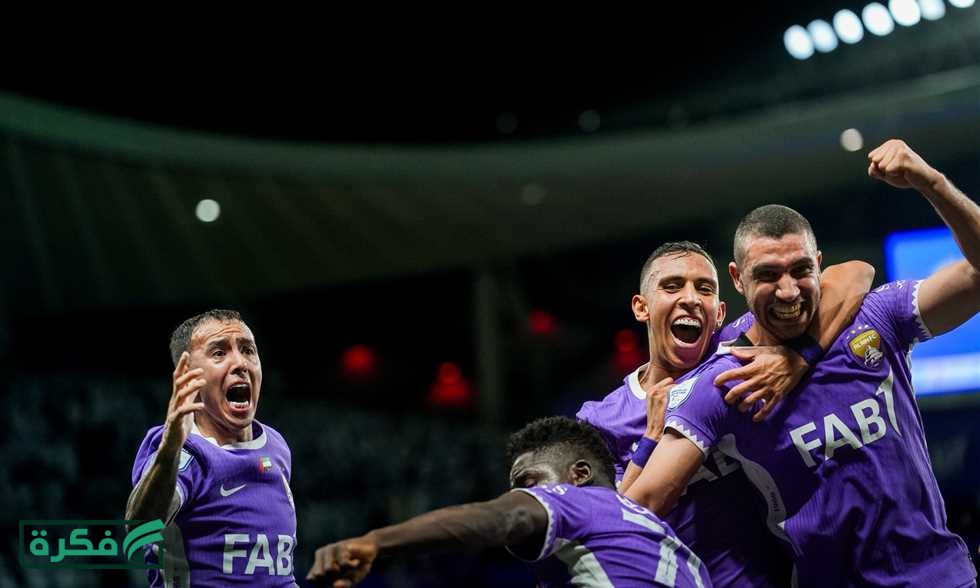 ربيعة سجل بالكعب.. العين يقترب من لقب الدوري الإماراتي بفوز قاتل على شباب الأهلي دبي