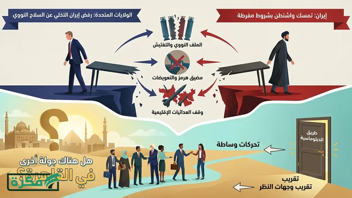 سبب فشل المفاوضات الامريكية الايرانية.. وهل هناك جولة أخرى في القاهرة؟