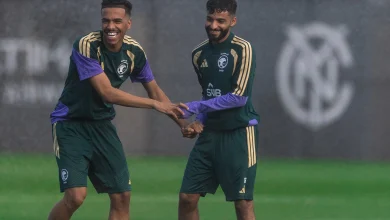 العقيدي يستأنف تدريباته والأخضر يتيح للإعلام فرصة متابعة التحضيرات قبل مواجهة الإكوادور