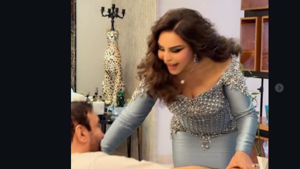 أحلام تشارك زوجها مبارك الهاجري فرحة انتصار منتخب قطر في كأس العالم 2026
