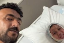 أحمد العوضي يطمئن على صحة يوسف صغير خلال زيارته في مستشفى الحروق