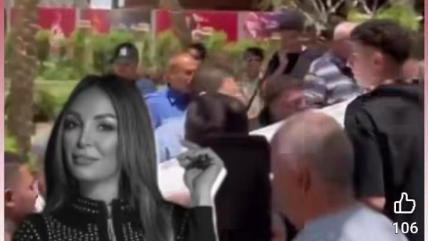 جثمان سهام جلال يصل إلى مسجد حسن شربتلي في القاهرة الجديدة