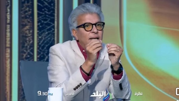 خالد منتصر يحل ضيفًا على حمدي رزق في برنامج «نظرة» الليلة