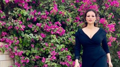 غادة طلعت تتألق بفستان أسود أنيق في جلسة تصوير جديدة تبرز جمالها وأناقتها